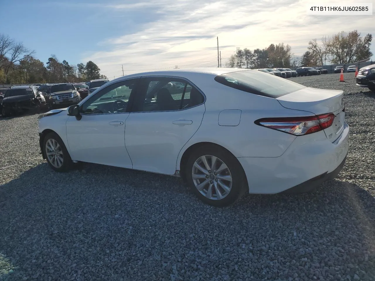 2018 Toyota Camry L VIN: 4T1B11HK6JU602585 Lot: 79692334