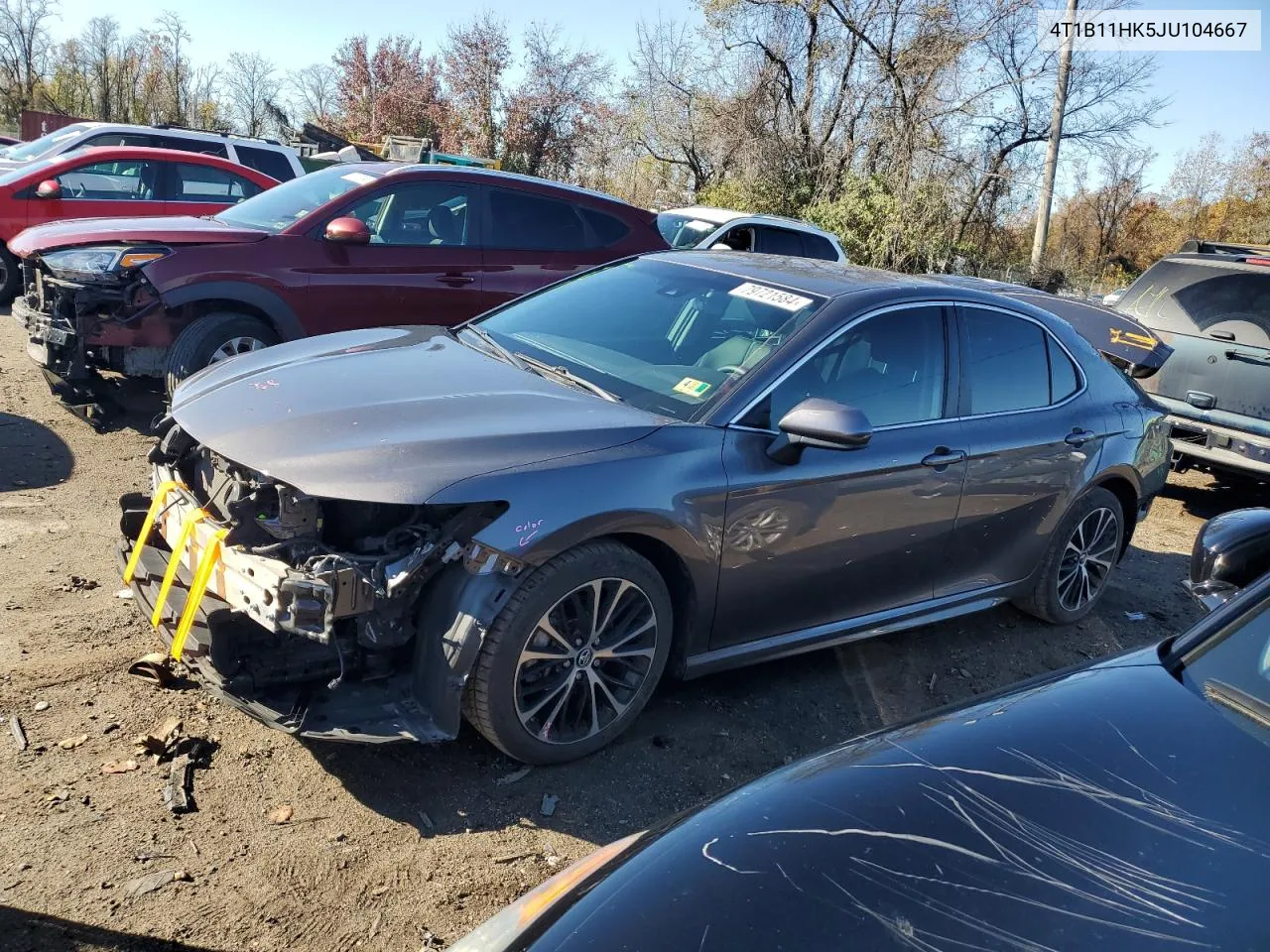 2018 Toyota Camry L VIN: 4T1B11HK5JU104667 Lot: 79721584