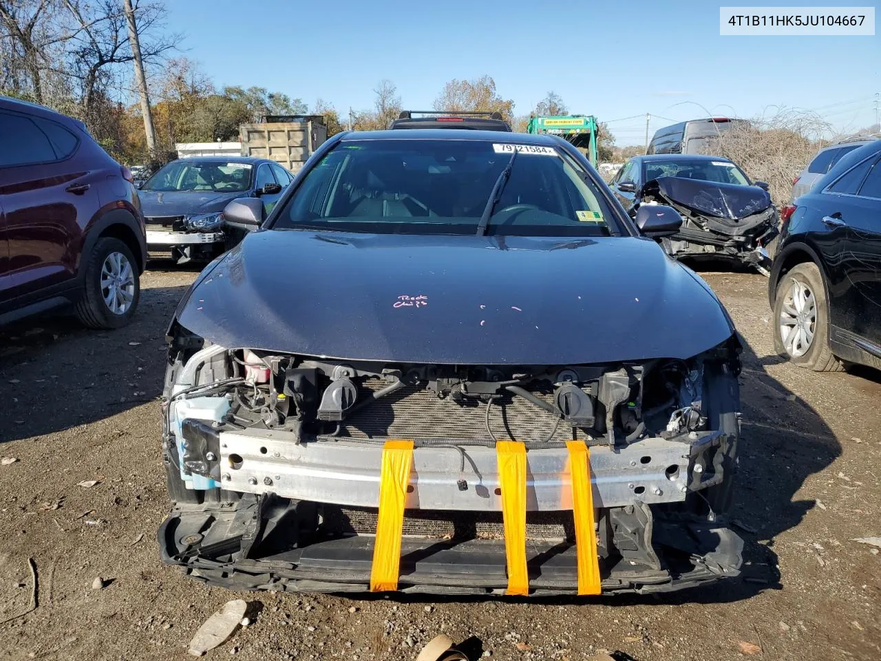 2018 Toyota Camry L VIN: 4T1B11HK5JU104667 Lot: 79721584