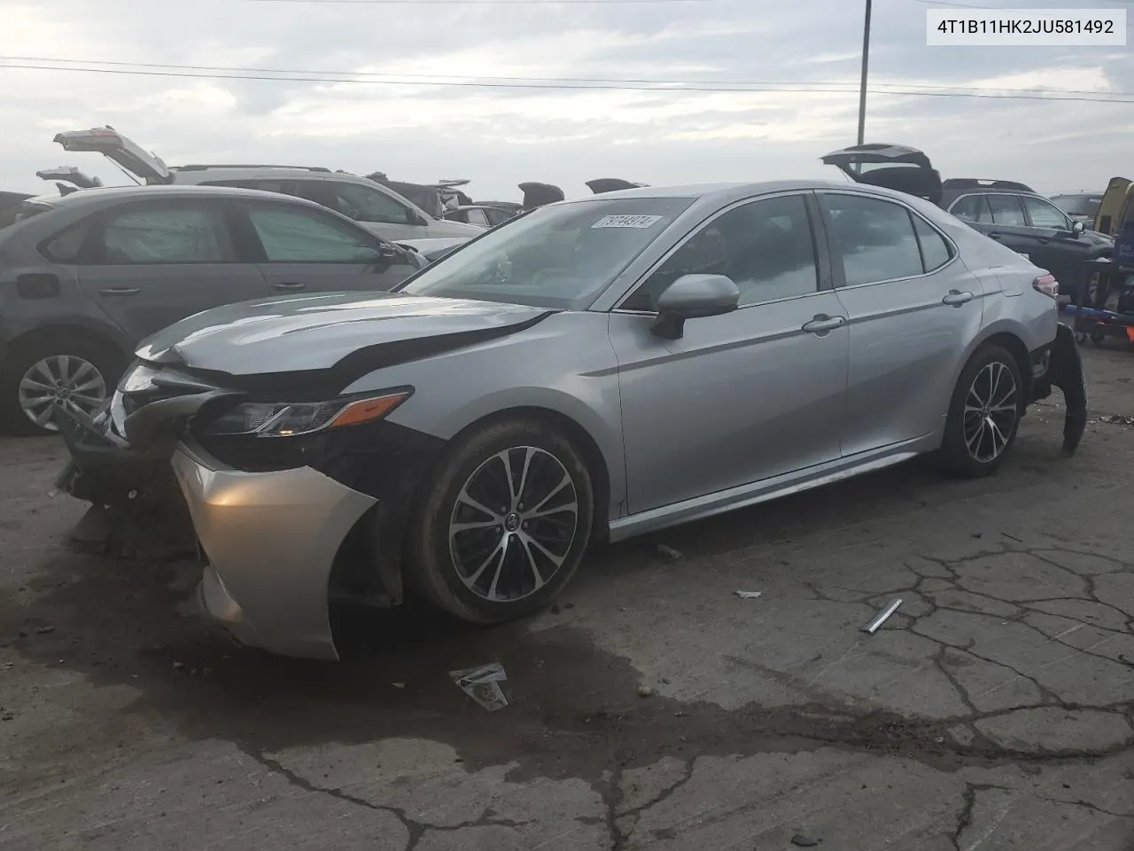 2018 Toyota Camry L VIN: 4T1B11HK2JU581492 Lot: 79744974