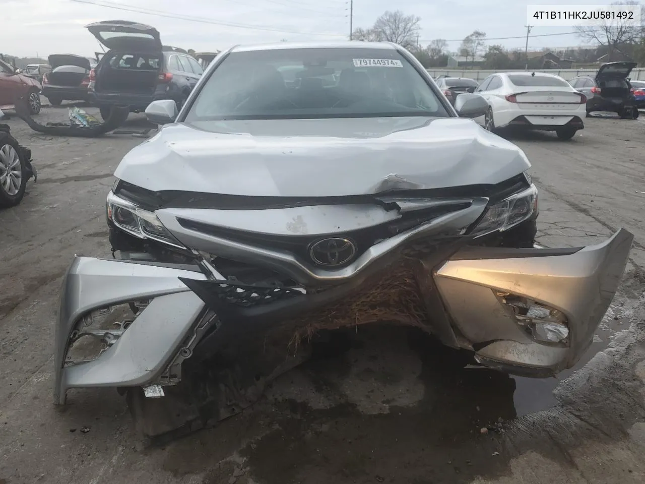 2018 Toyota Camry L VIN: 4T1B11HK2JU581492 Lot: 79744974