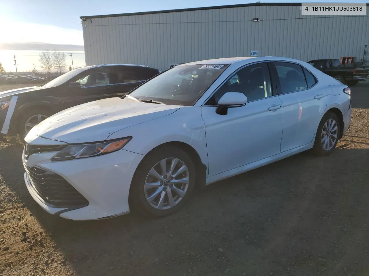 2018 Toyota Camry L VIN: 4T1B11HK1JU503818 Lot: 79771484