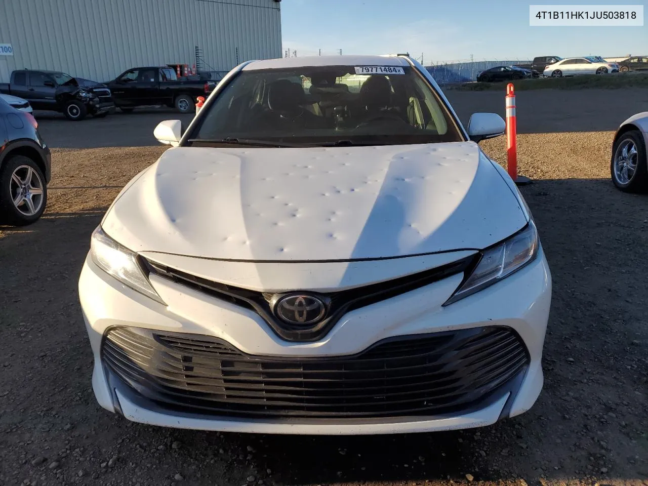 2018 Toyota Camry L VIN: 4T1B11HK1JU503818 Lot: 79771484