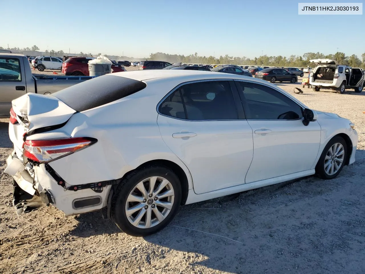 2018 Toyota Camry L VIN: JTNB11HK2J3030193 Lot: 79774724