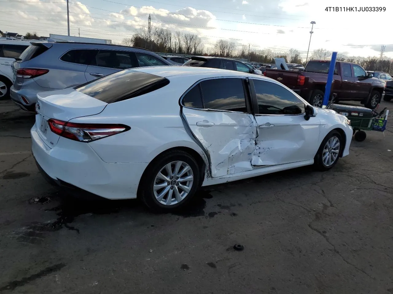 2018 Toyota Camry L VIN: 4T1B11HK1JU033399 Lot: 79812604