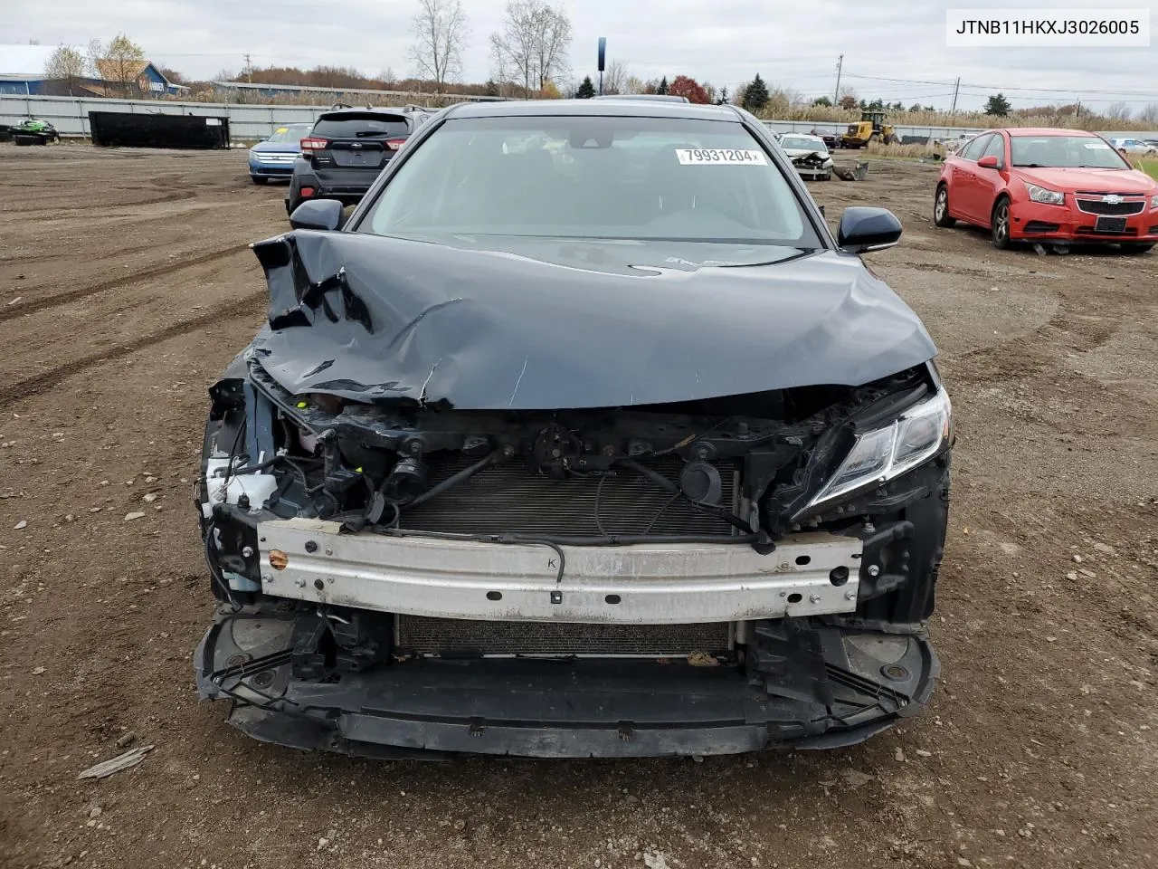 2018 Toyota Camry L VIN: JTNB11HKXJ3026005 Lot: 79931204