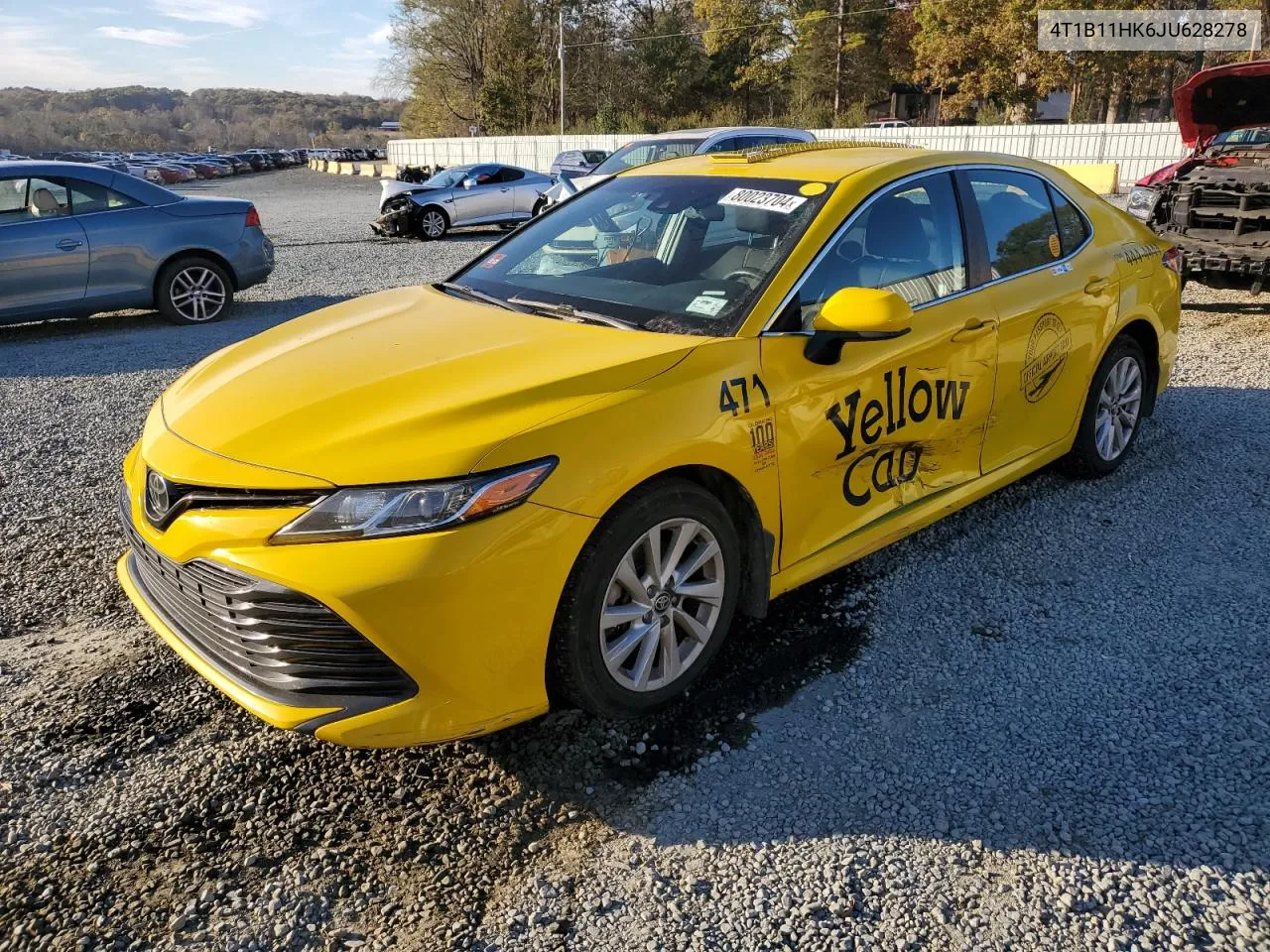 2018 Toyota Camry L VIN: 4T1B11HK6JU628278 Lot: 80023704