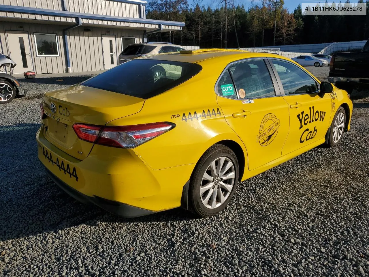 2018 Toyota Camry L VIN: 4T1B11HK6JU628278 Lot: 80023704