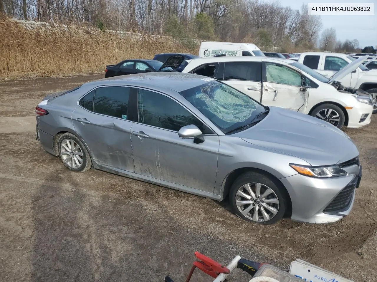 2018 Toyota Camry L VIN: 4T1B11HK4JU063822 Lot: 80126214