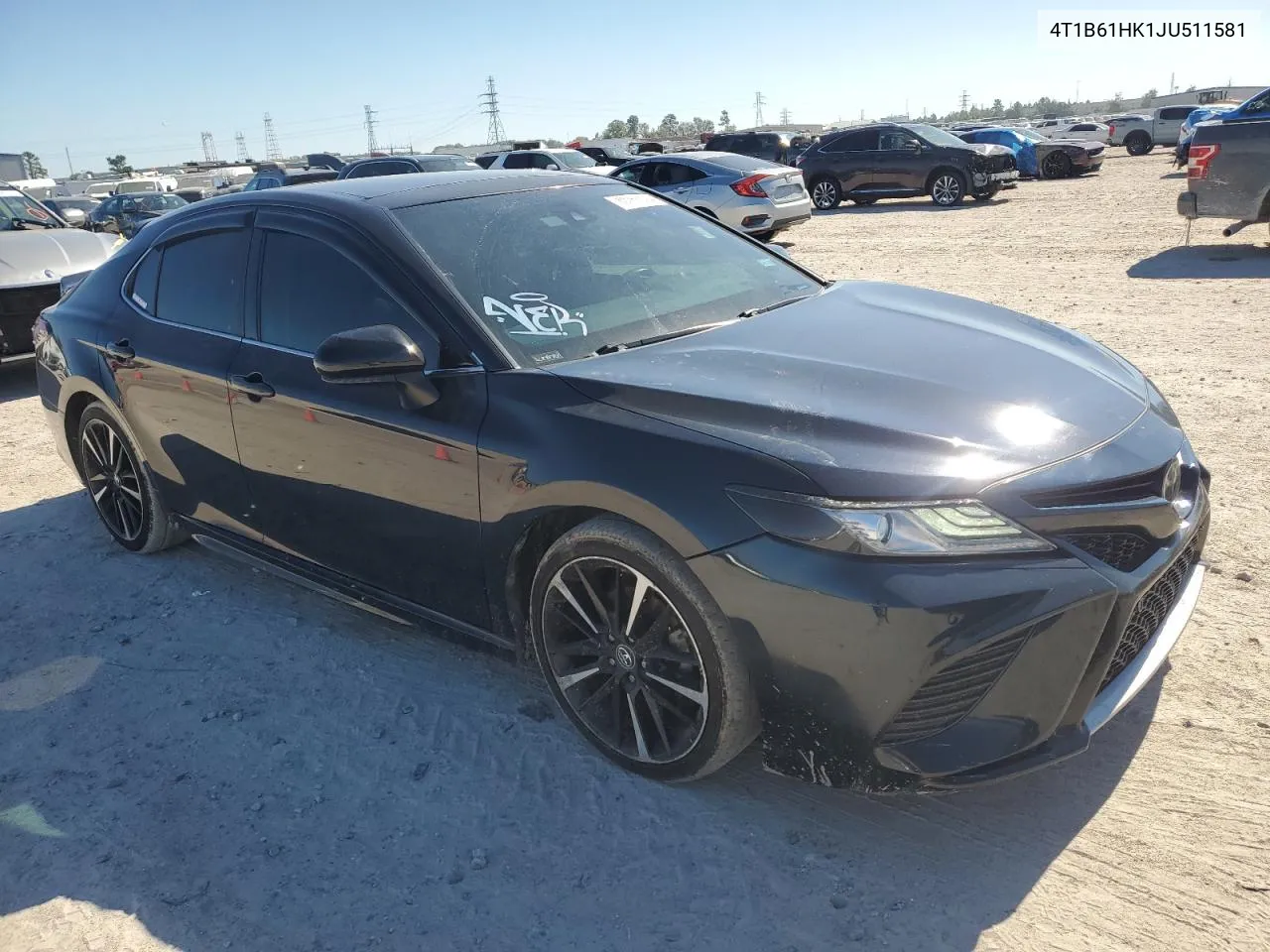 2018 Toyota Camry Xse VIN: 4T1B61HK1JU511581 Lot: 80256194