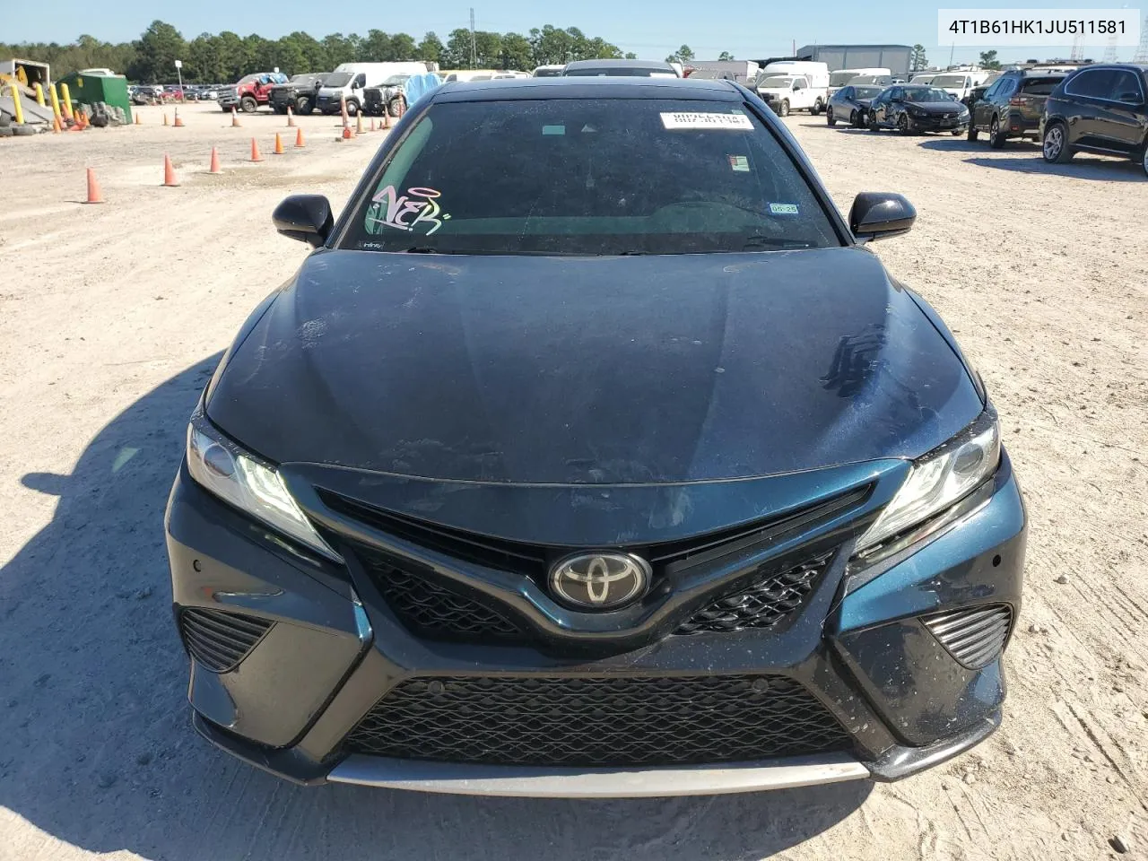 2018 Toyota Camry Xse VIN: 4T1B61HK1JU511581 Lot: 80256194