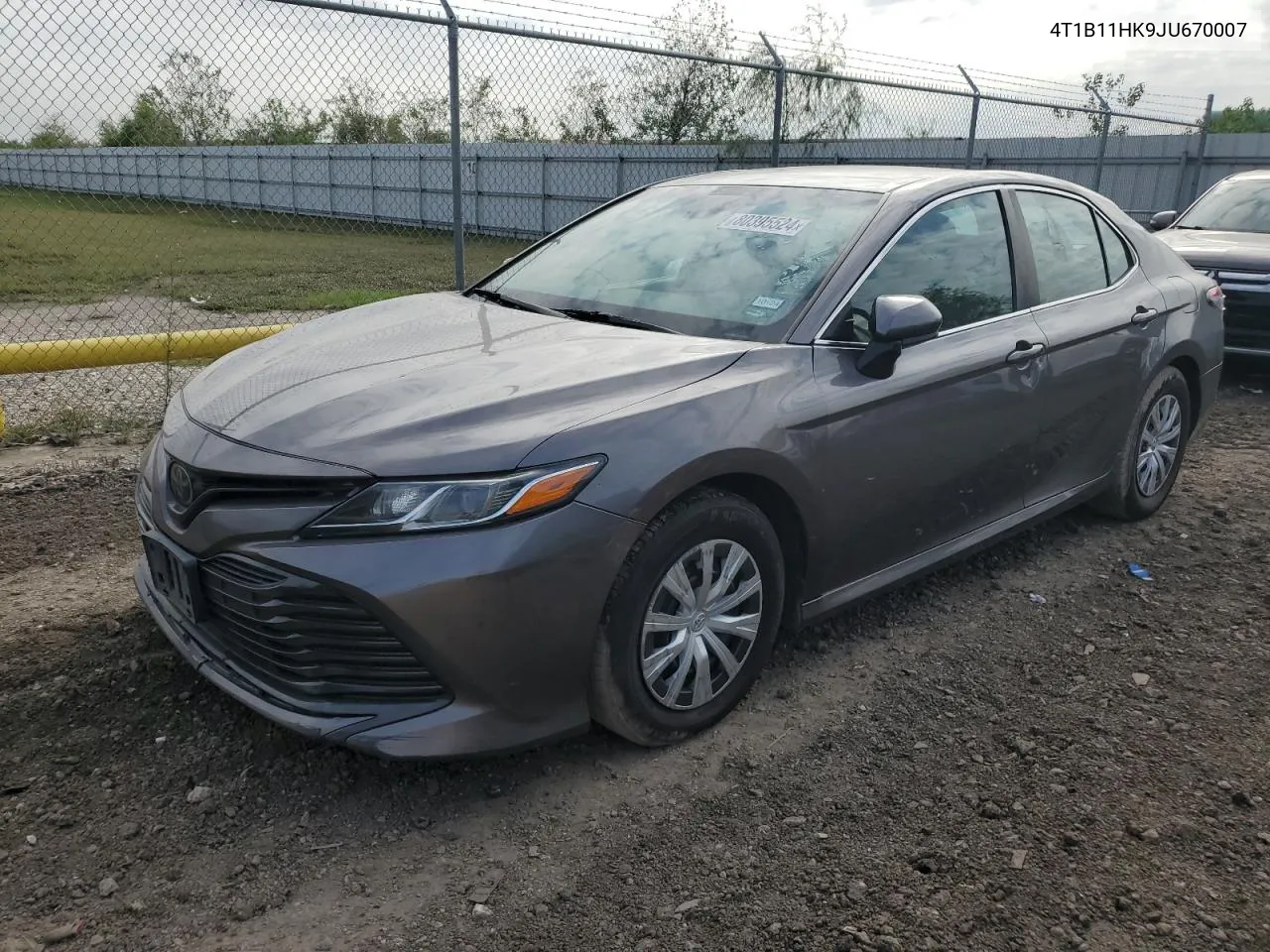 2018 Toyota Camry L VIN: 4T1B11HK9JU670007 Lot: 80395524