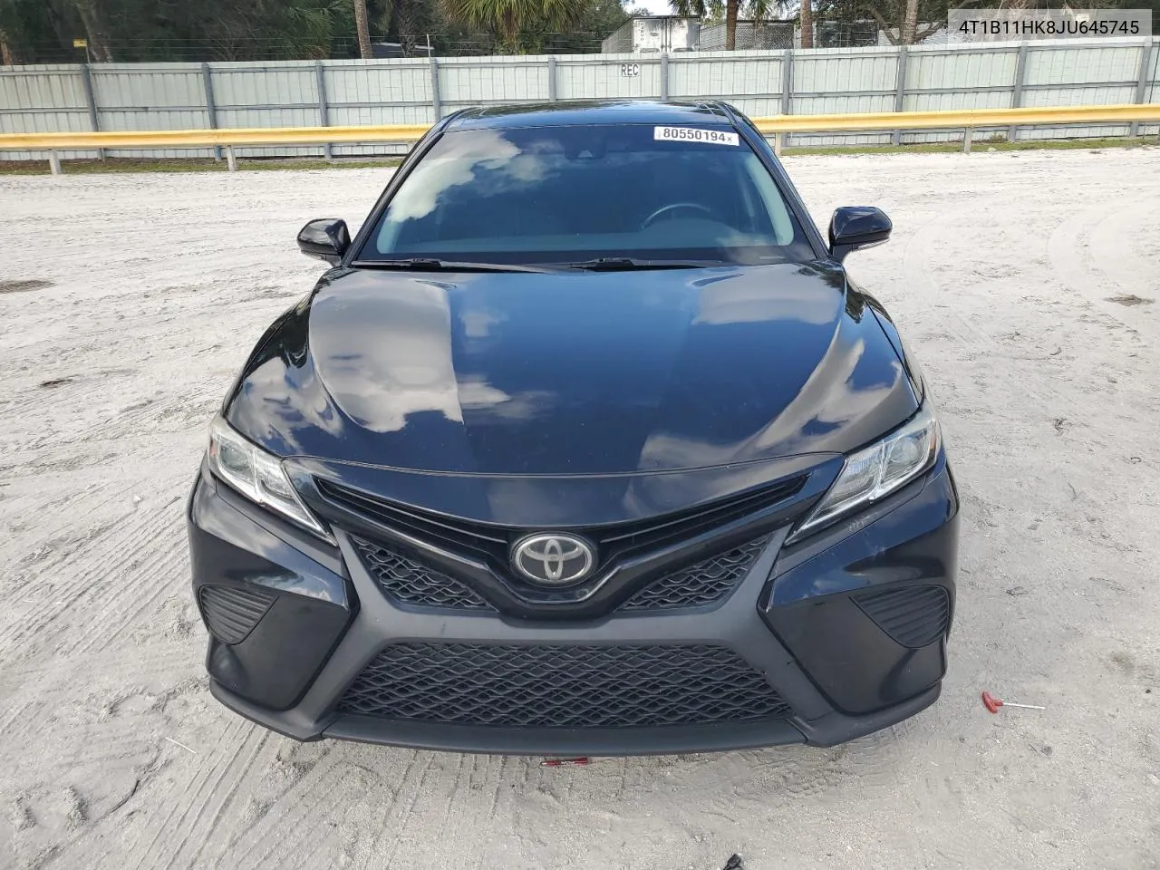 2018 Toyota Camry L VIN: 4T1B11HK8JU645745 Lot: 80550194