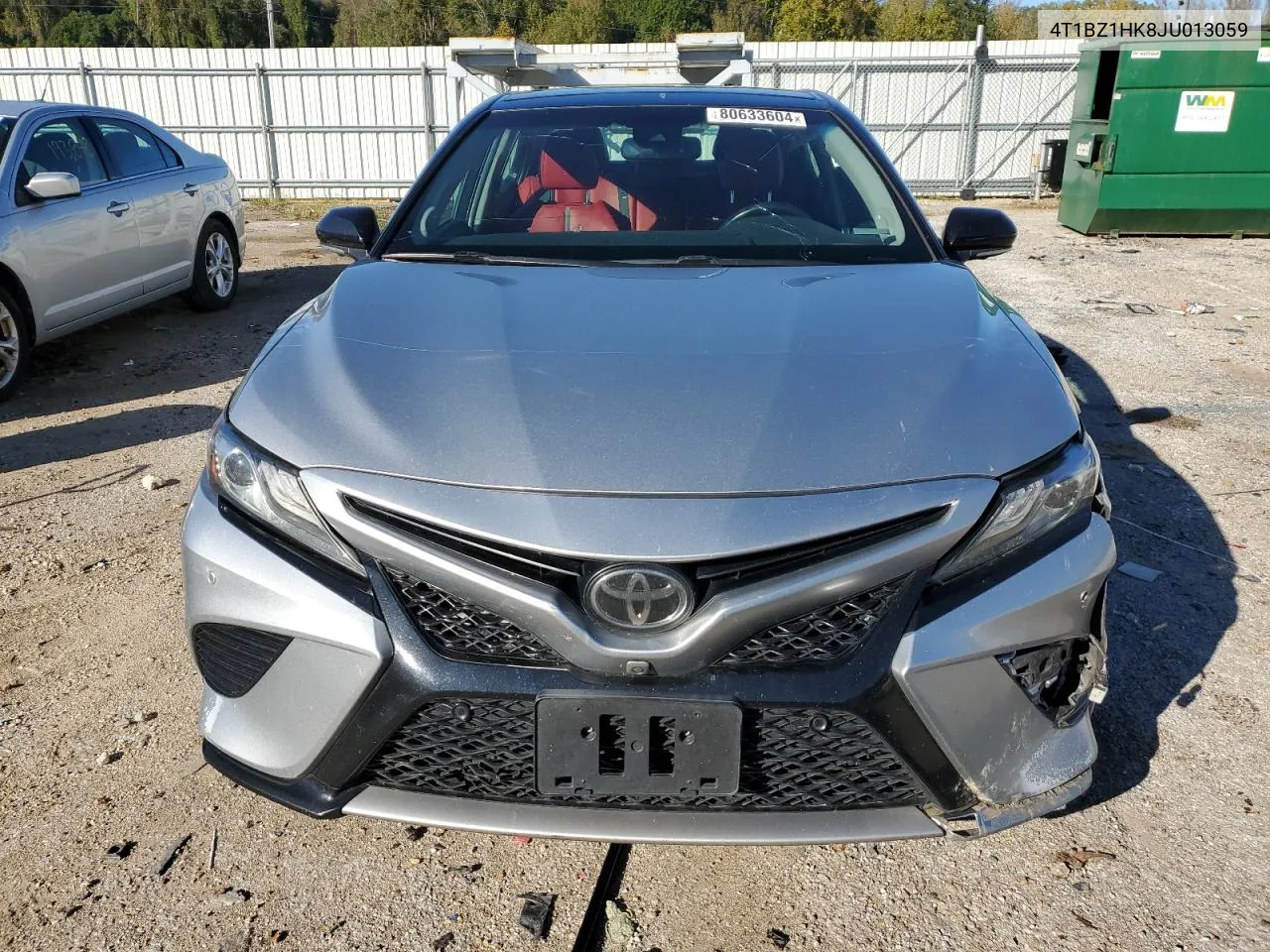 2018 Toyota Camry Xse VIN: 4T1BZ1HK8JU013059 Lot: 80633604