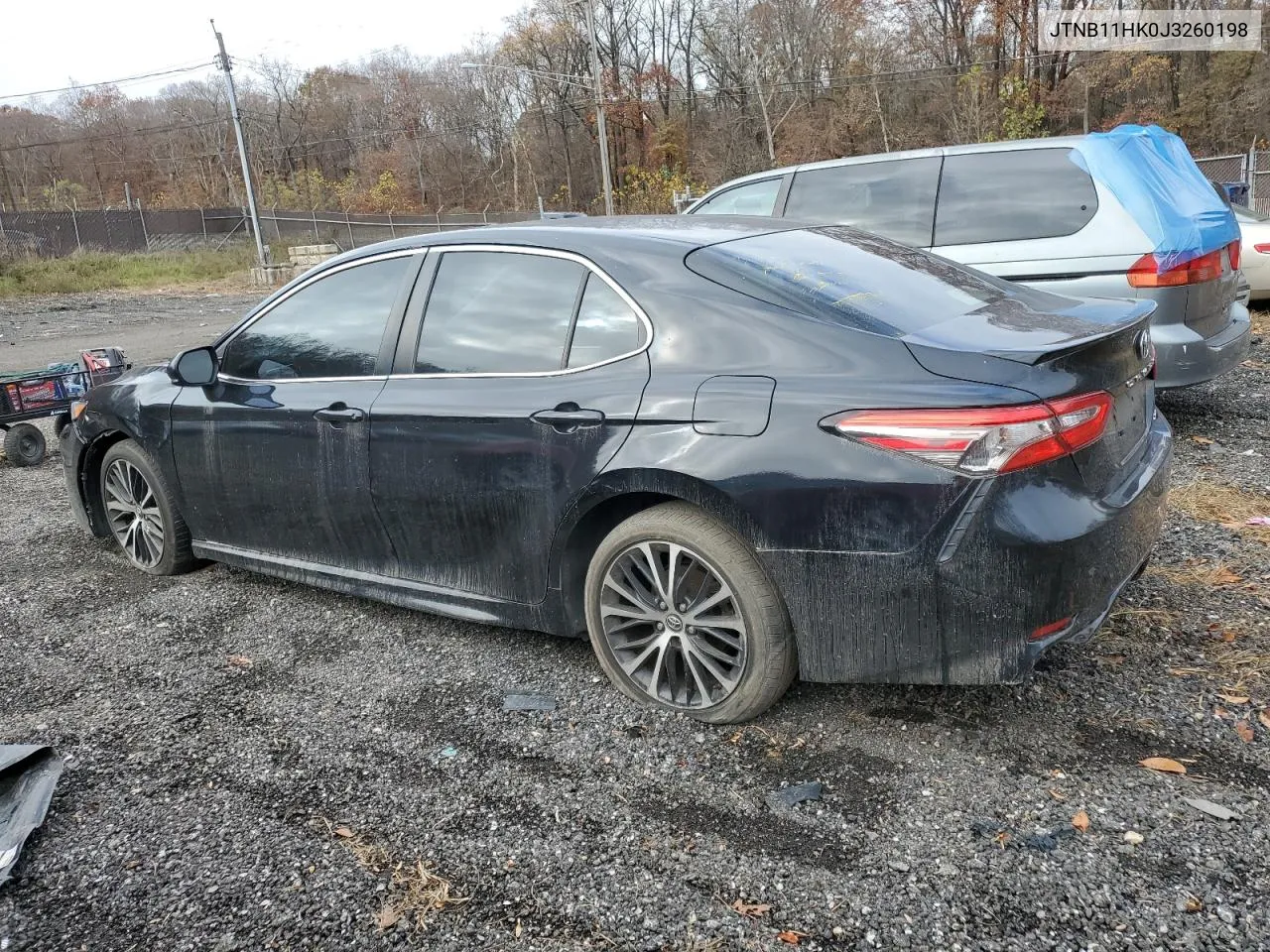 2018 Toyota Camry L VIN: JTNB11HK0J3260198 Lot: 80879004