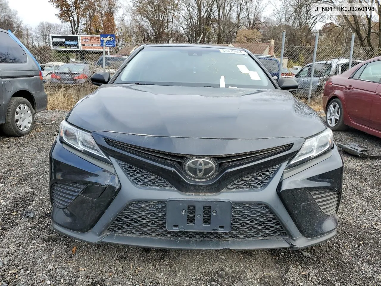 2018 Toyota Camry L VIN: JTNB11HK0J3260198 Lot: 80879004