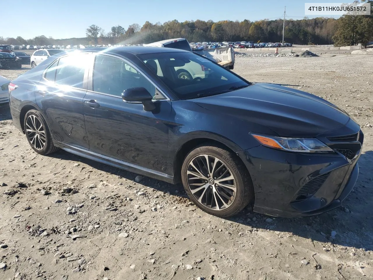 2018 Toyota Camry L VIN: 4T1B11HK0JU651572 Lot: 81175674