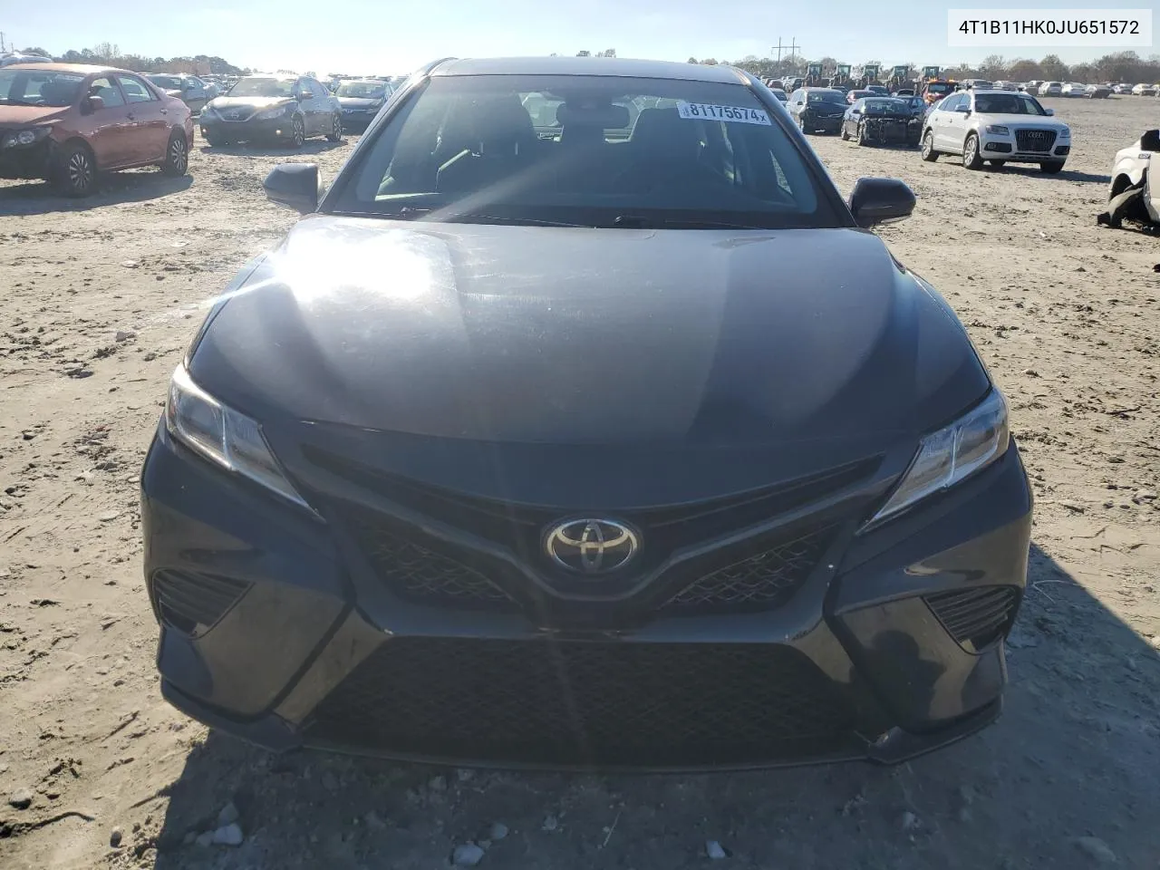 2018 Toyota Camry L VIN: 4T1B11HK0JU651572 Lot: 81175674