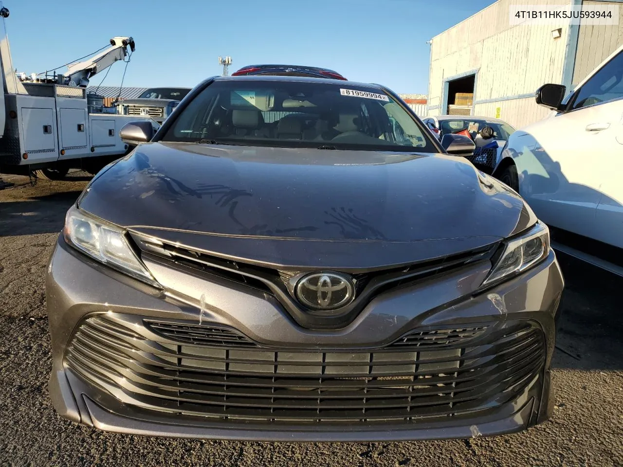 2018 Toyota Camry L VIN: 4T1B11HK5JU593944 Lot: 81959994