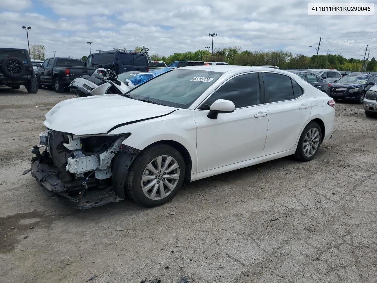 2019 Toyota Camry L VIN: 4T1B11HK1KU290046 Lot: 52295474