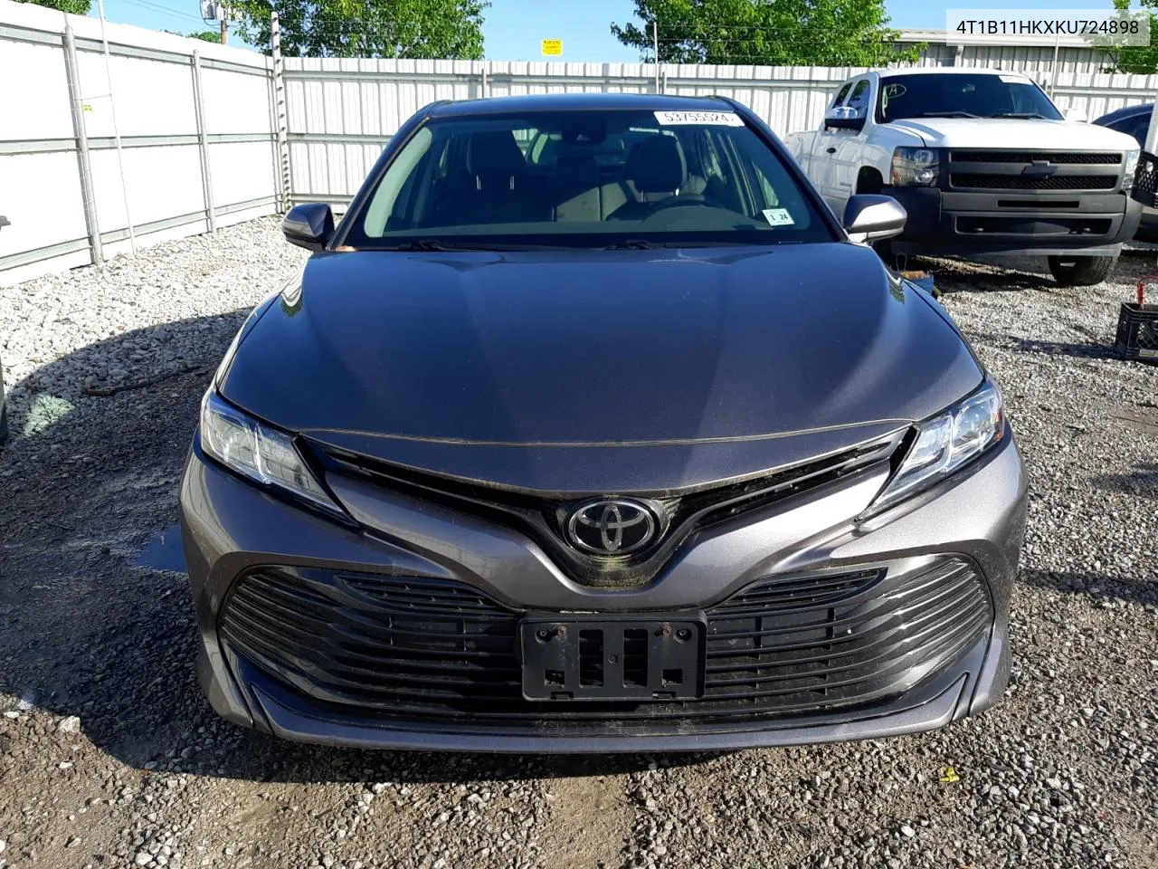 4T1B11HKXKU724898 2019 Toyota Camry L