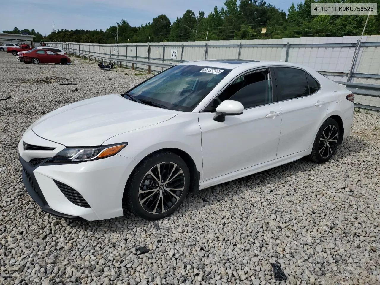 2019 Toyota Camry L VIN: 4T1B11HK9KU758525 Lot: 56737274