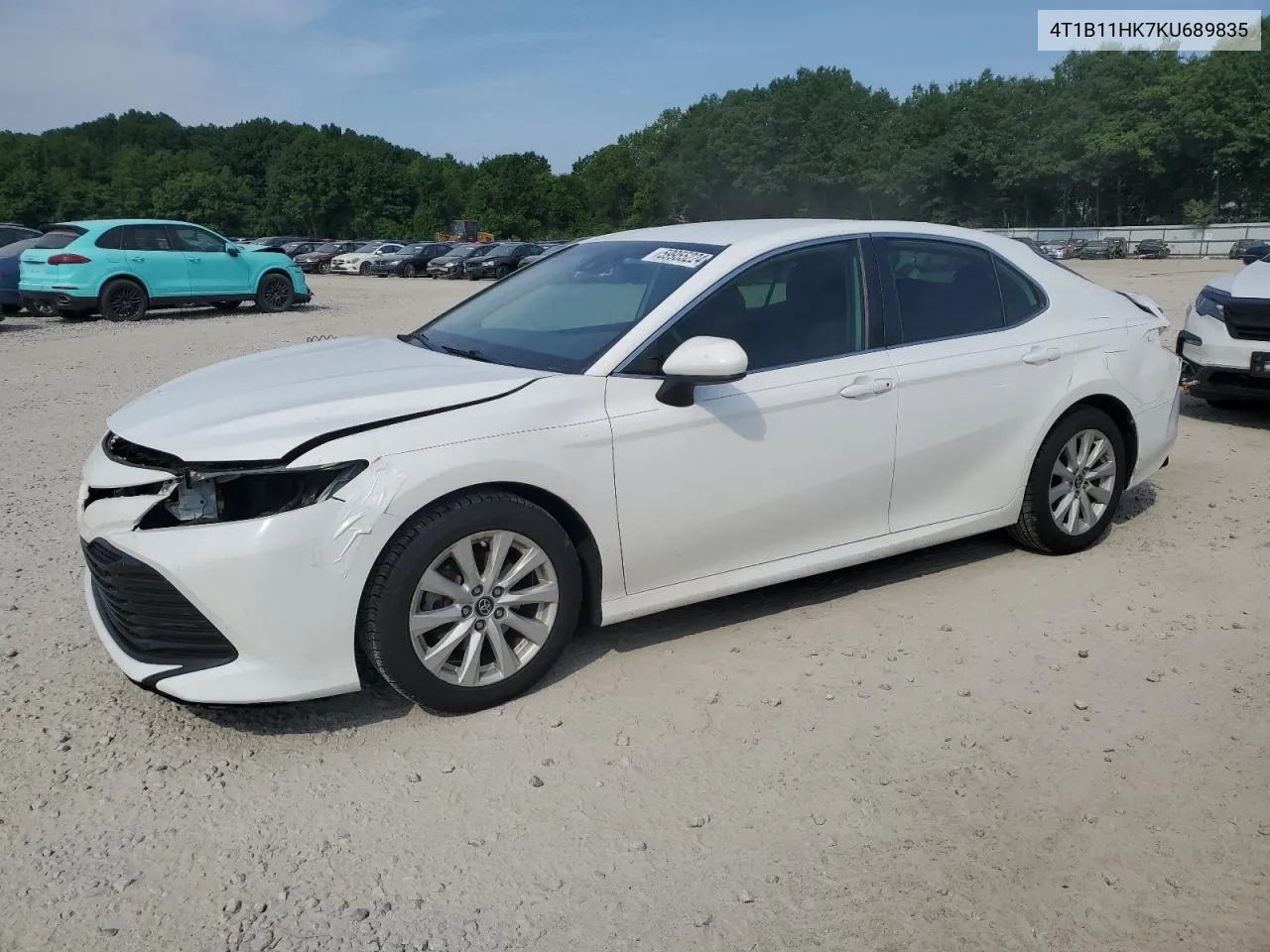 2019 Toyota Camry L VIN: 4T1B11HK7KU689835 Lot: 59955224