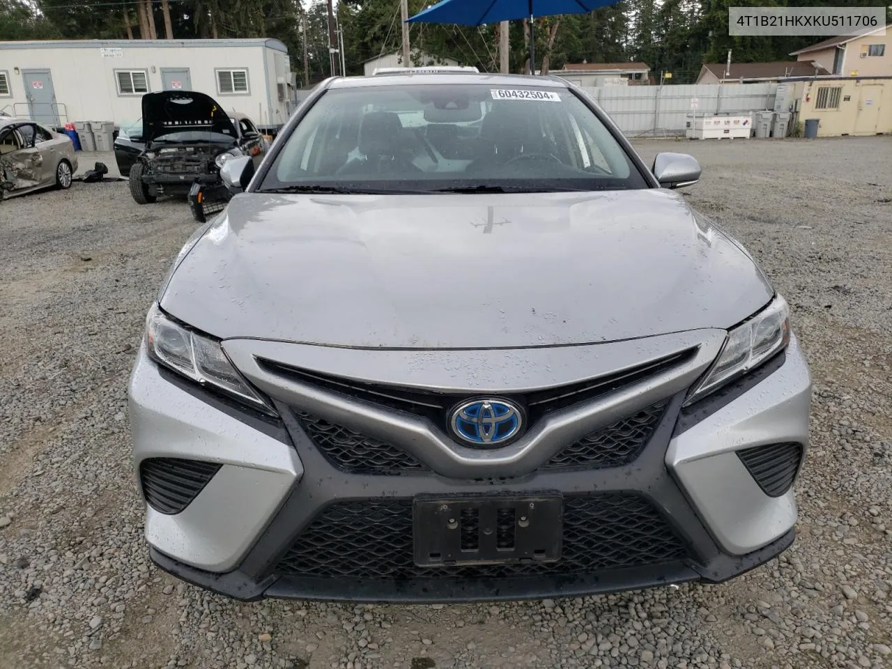 2019 Toyota Camry Hybrid VIN: 4T1B21HKXKU511706 Lot: 60432504