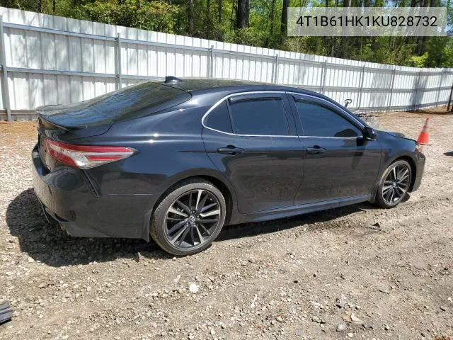 2019 Toyota Camry Xse VIN: 4T1B61HK1KU828732 Lot: 61399674