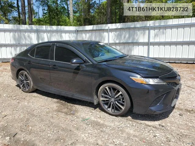 2019 Toyota Camry Xse VIN: 4T1B61HK1KU828732 Lot: 61399674