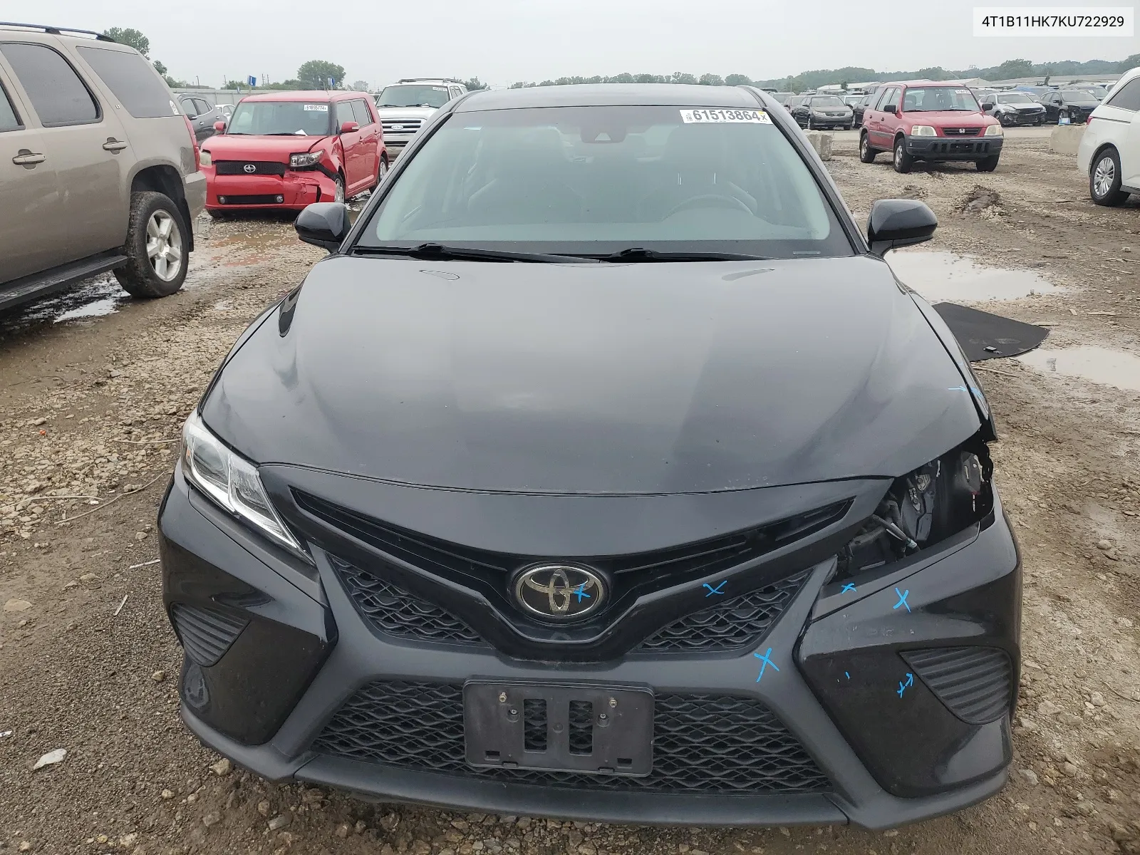 2019 Toyota Camry L VIN: 4T1B11HK7KU722929 Lot: 61513864