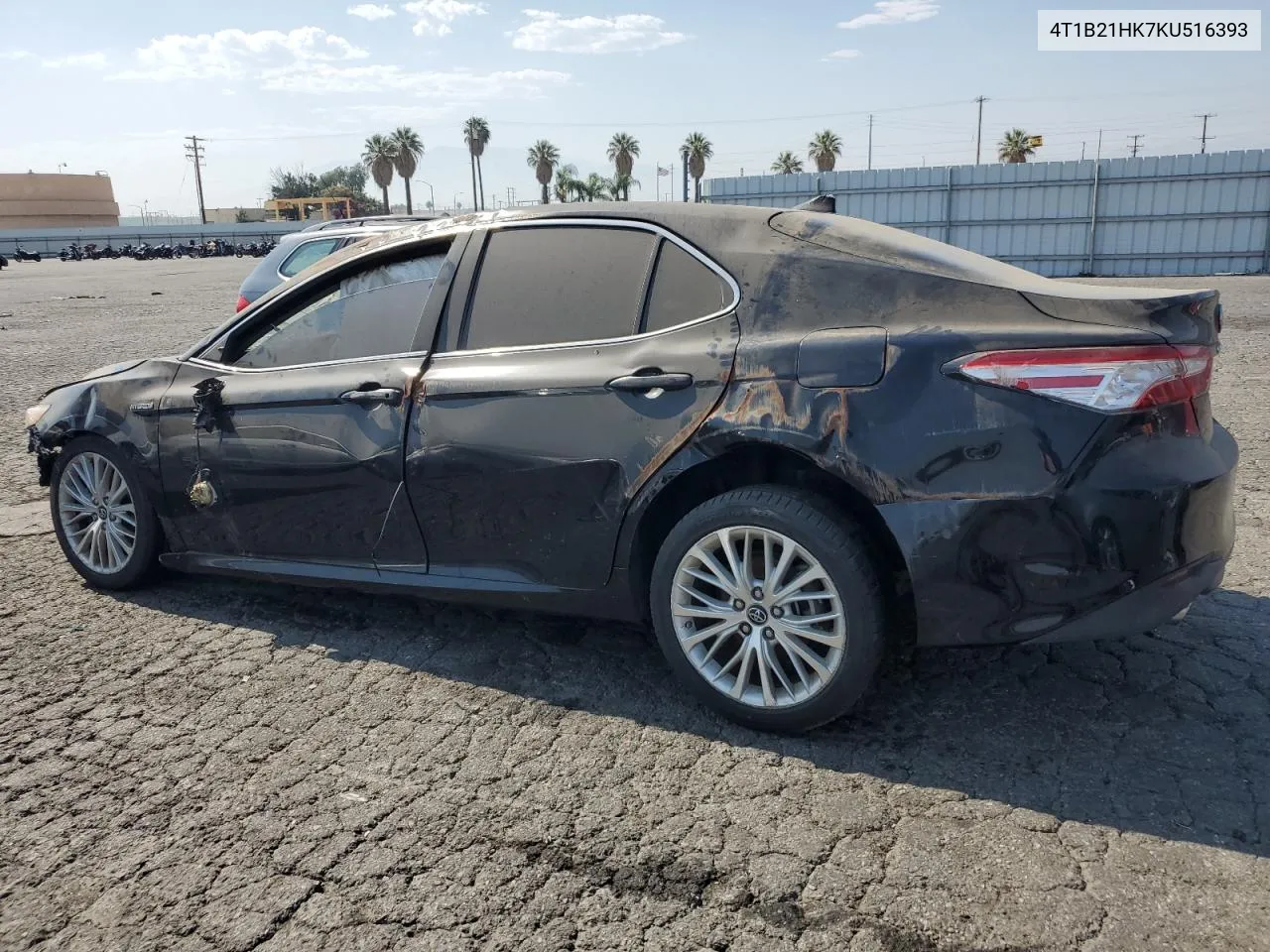 4T1B21HK7KU516393 2019 Toyota Camry Hybrid