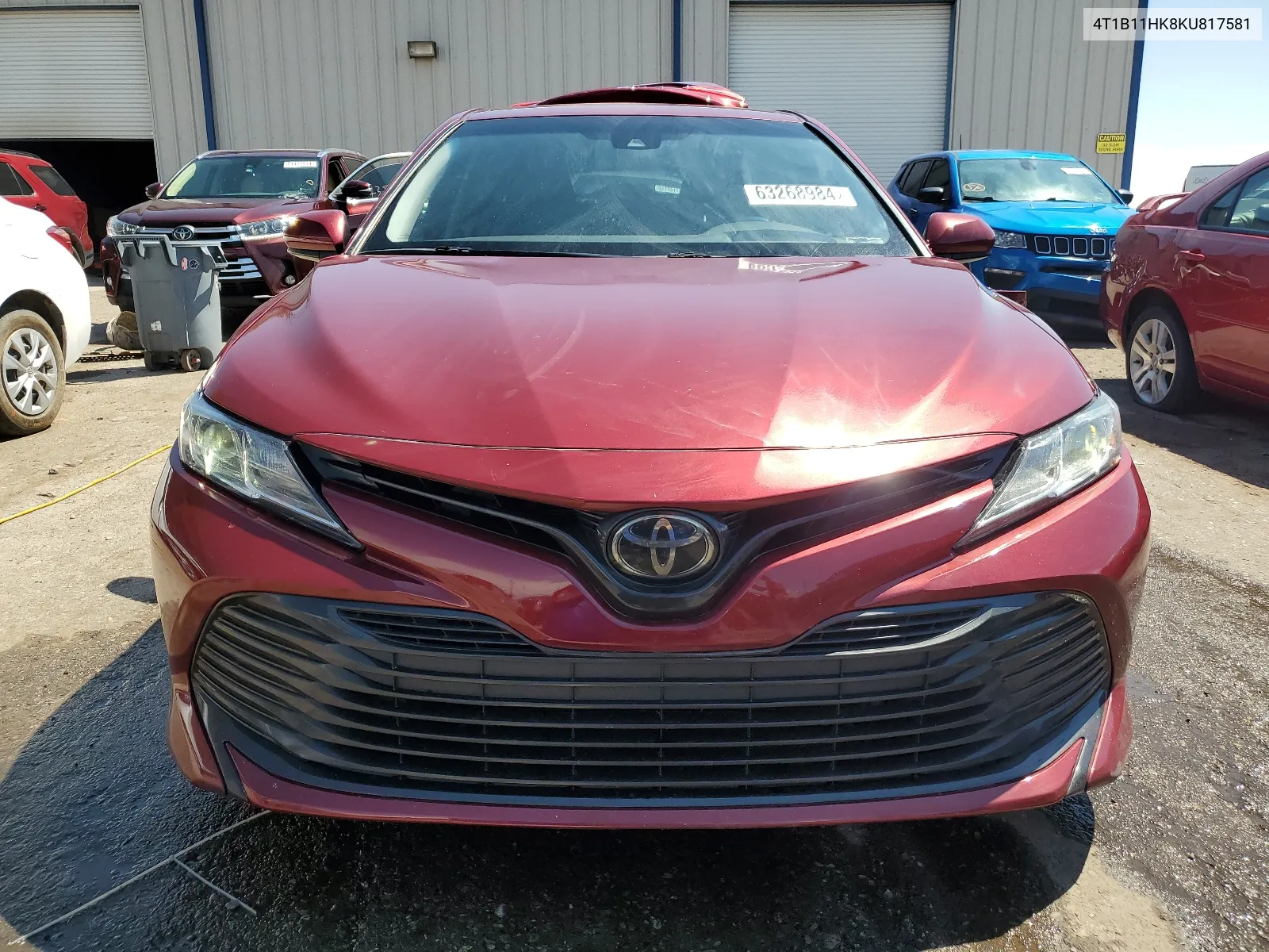 2019 Toyota Camry L VIN: 4T1B11HK8KU817581 Lot: 63268984