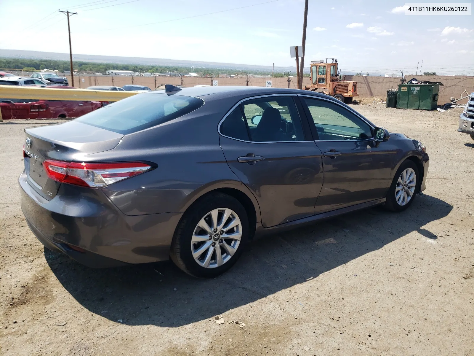 4T1B11HK6KU260122 2019 Toyota Camry L