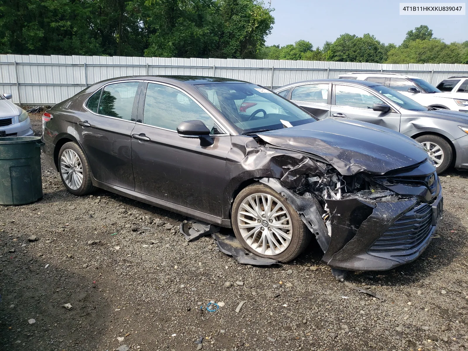 4T1B11HKXKU839047 2019 Toyota Camry L