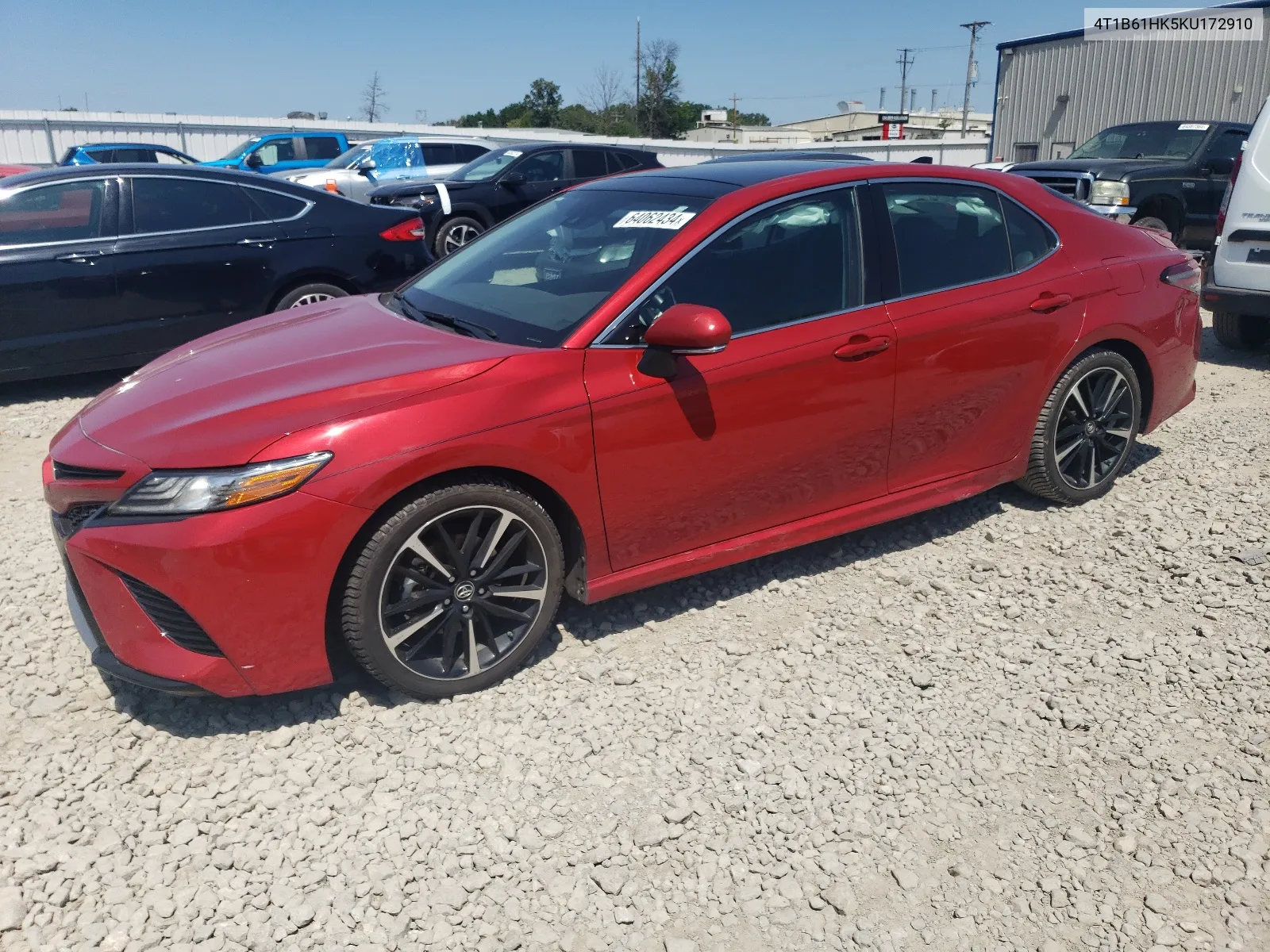 2019 Toyota Camry Xse VIN: 4T1B61HK5KU172910 Lot: 64062434