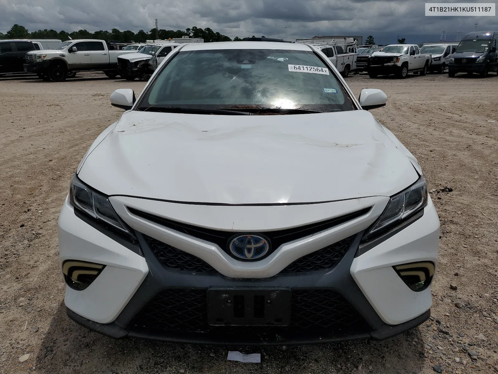 4T1B21HK1KU511187 2019 Toyota Camry Hybrid