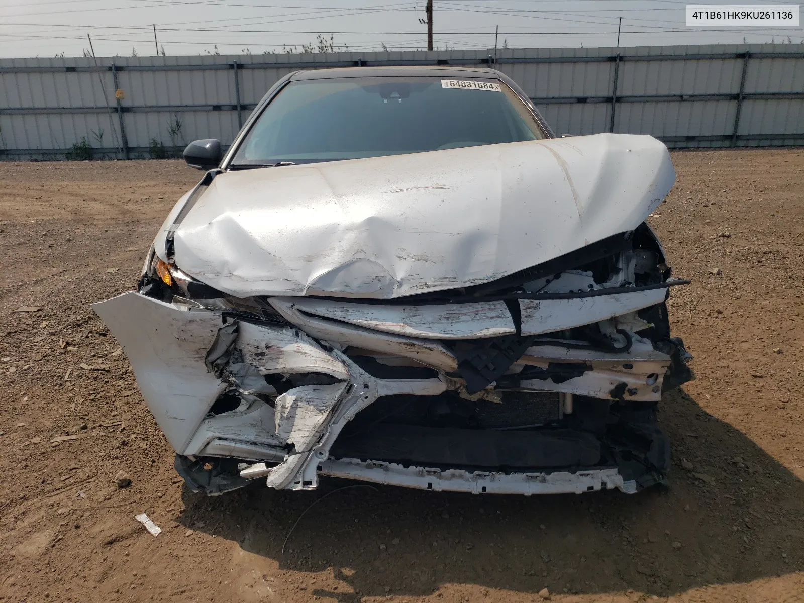 4T1B61HK9KU261136 2019 Toyota Camry Xse