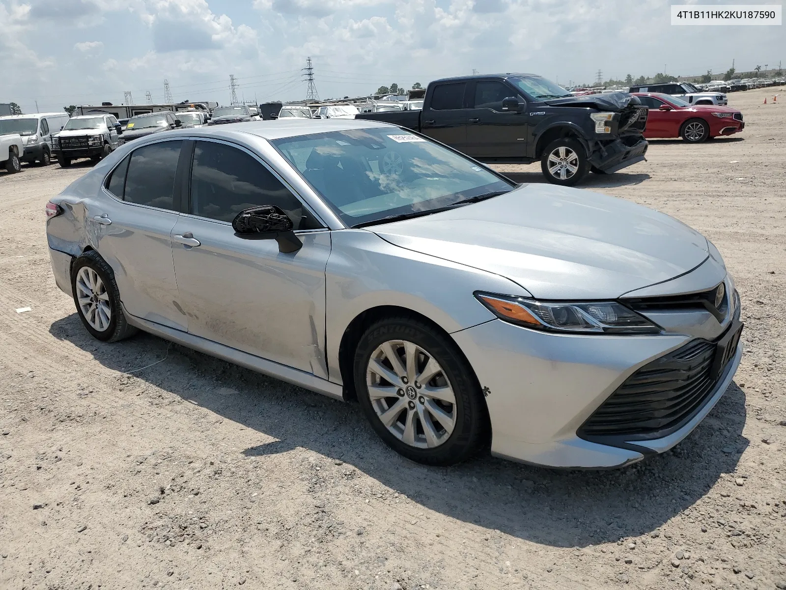 4T1B11HK2KU187590 2019 Toyota Camry L