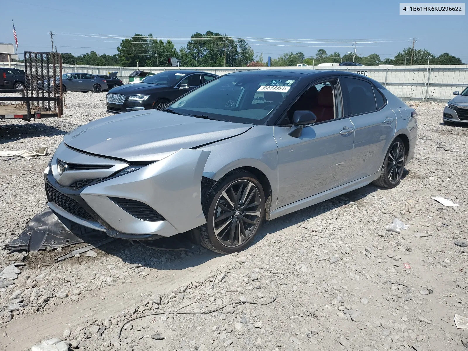 2019 Toyota Camry Xse VIN: 4T1B61HK6KU296622 Lot: 65590064