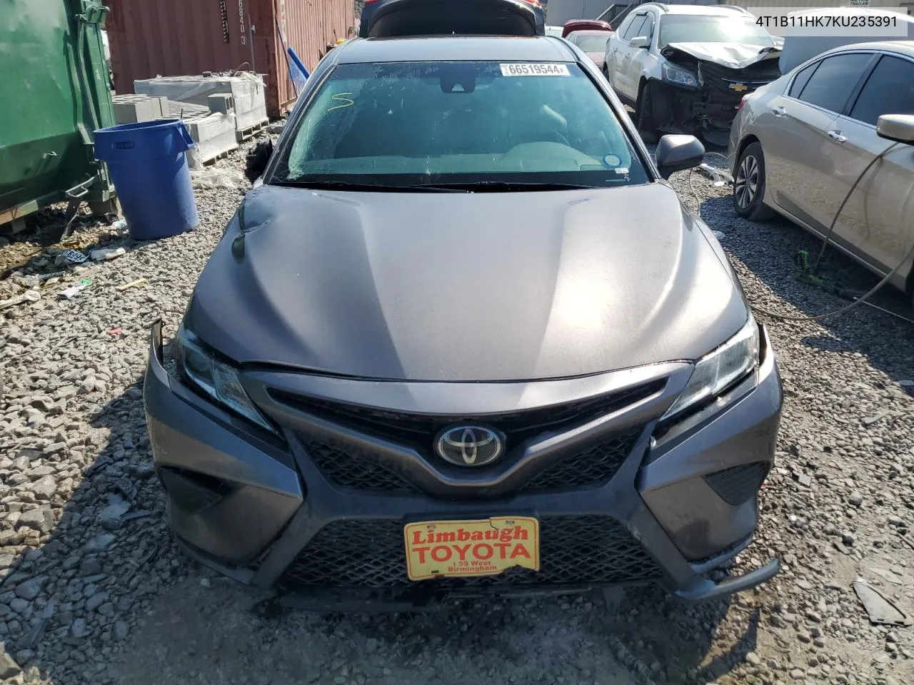 2019 Toyota Camry L VIN: 4T1B11HK7KU235391 Lot: 66519544