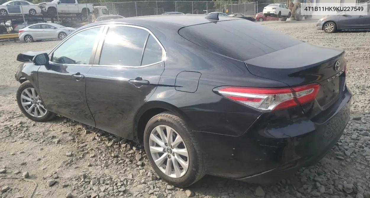 2019 Toyota Camry L VIN: 4T1B11HK9KU227549 Lot: 67570274