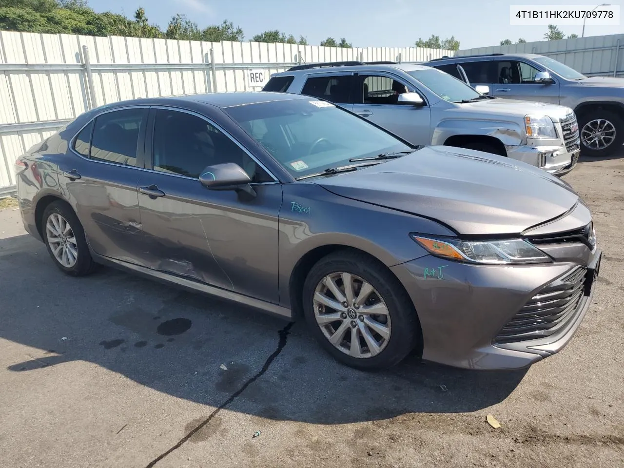 2019 Toyota Camry L VIN: 4T1B11HK2KU709778 Lot: 68159884