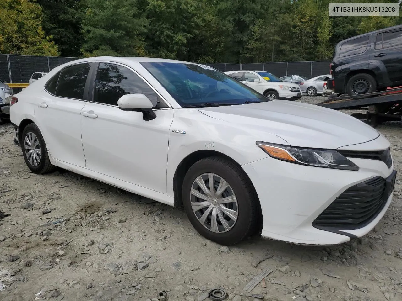 4T1B31HK8KU513208 2019 Toyota Camry Le