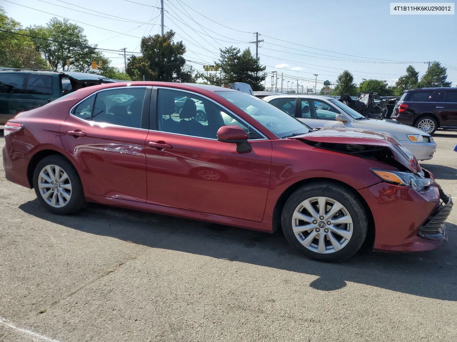 2019 Toyota Camry L VIN: 4T1B11HK6KU290012 Lot: 68479284