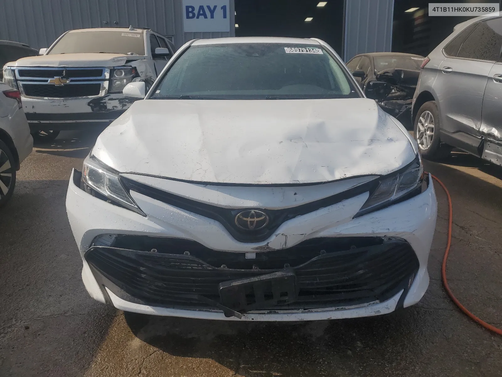 2019 Toyota Camry L VIN: 4T1B11HK0KU735859 Lot: 68979134