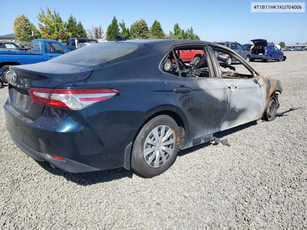 2019 Toyota Camry L VIN: 4T1B11HK1KU704006 Lot: 69337494