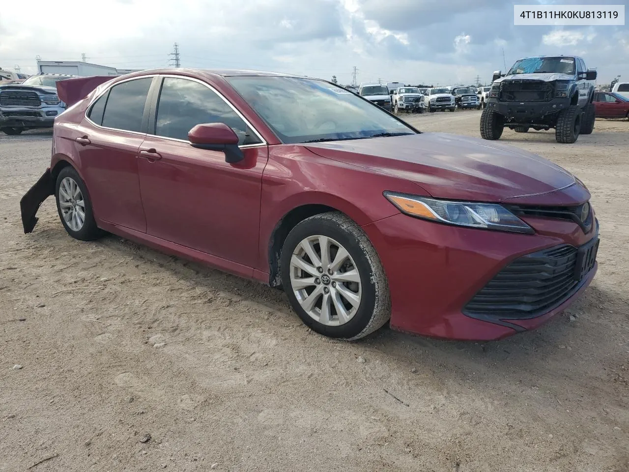 4T1B11HK0KU813119 2019 Toyota Camry L