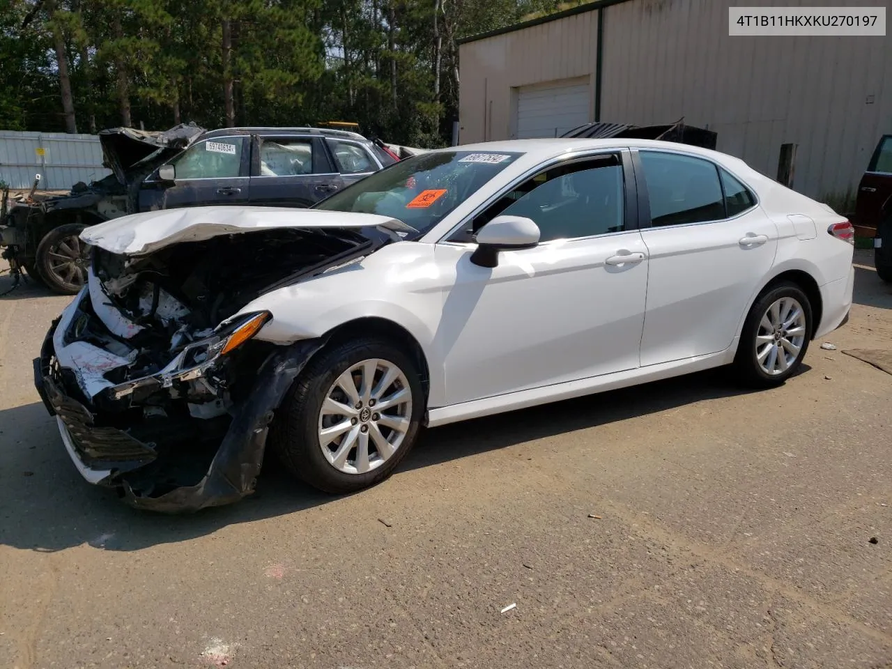 2019 Toyota Camry L VIN: 4T1B11HKXKU270197 Lot: 69617534