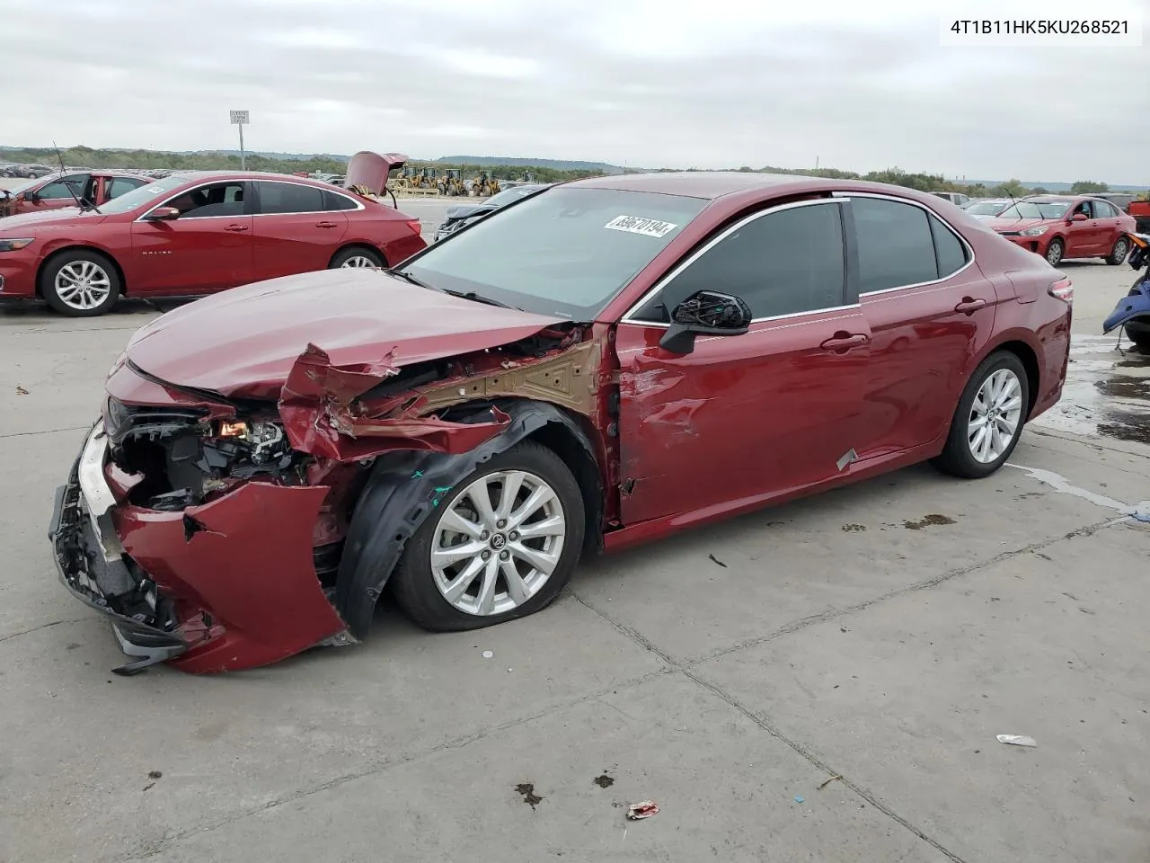 4T1B11HK5KU268521 2019 Toyota Camry L